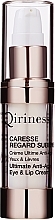 Fragrances, Perfumes, Cosmetics Anti-Aging Eye & Lip Cream - Qiriness Caresse Regard Sublime Ultimate Anti-Age Eye & Lip Cream