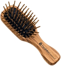 Fragrances, Perfumes, Cosmetics Anti-static Mini Olive Wood Hair Brush - Hydrea London Olive Wood Mini Anti-Static Hair Brush