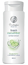 アロエ エキス & キュウリ アロマ シャワー ジェル - Natigo Melado Fresh Cucumber And Aloe Extract Shower Gel — photo N1