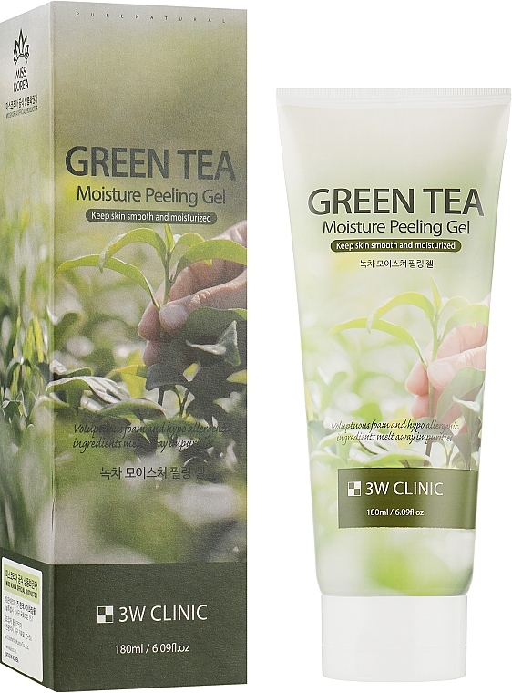 Green Tea Peeling Gel - 3w Clinic Moisture Peeling Gel-Green Tea — photo N1