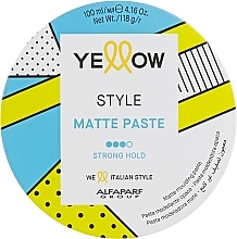 Fragrances, Perfumes, Cosmetics Mattifying Hair Paste - Yellow Style Matte Paste