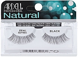 False Lashes - Ardell Natural Lashes Demi Luvies Black — photo N1