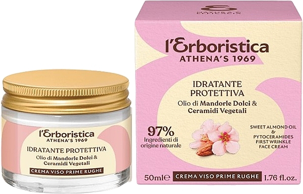 アーモンドオイル配合のシワ改善クリーム - Athena's L'Erboristica Cream Viso Prime Rughe	 — photo N1