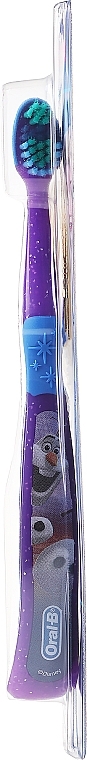 Toothbrush Kids 3-5, soft, Frozen, purple-blue - Oral-B Kids — photo N2