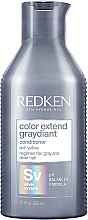 Ultra Cold & Ashy Blonde Shades Conditioner - Redken Color Extend Graydiant Conditioner — photo N1