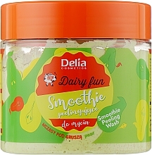 Peeling Shower Gel "Pear" - Delia Dairy Fun — photo N1