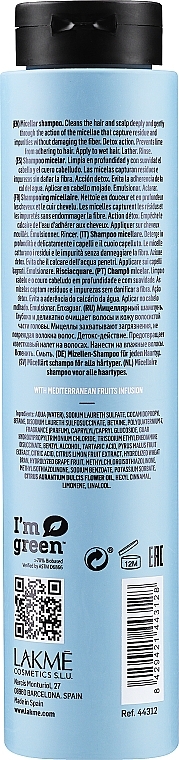 Micellar Deep Cleansing Shampoo - Lakme Teknia Perfect Cleanse Shampoo — photo N2