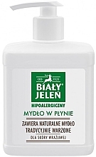 Fragrances, Perfumes, Cosmetics Hypoallergenic Liquid Soap - Bialy Jelen Hypoallergenic Soap