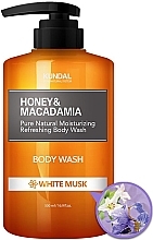 Shower Gel "White Musk" - Kundal Honey & Macadamia Body Wash White Musk — photo N1