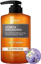 Fragrances, Perfumes, Cosmetics Shower Gel "White Musk" - Kundal Honey & Macadamia Body Wash White Musk