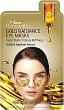 Eye Mask "Golden Radiance" - 7th Heaven Renew You Gold Radiance Eye Masks — photo N1