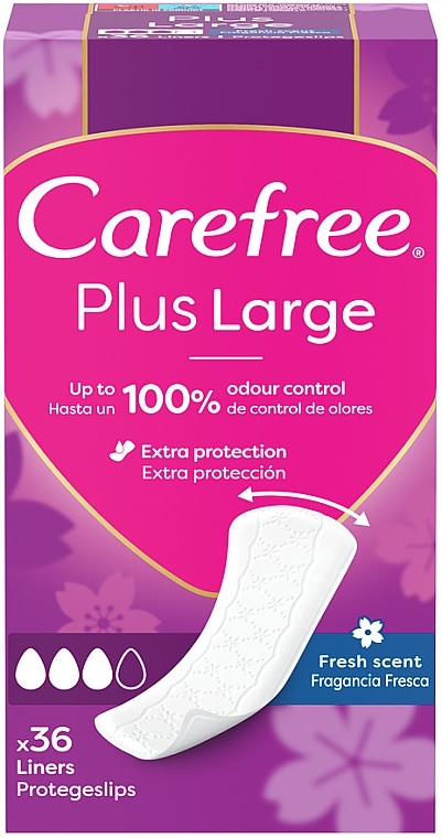 Sanitary Pads - Carefree Large Fresh plus — photo N1