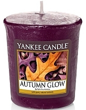 Scented Candle - Yankee Candle Scented Votive Autumn Glow  — photo N1