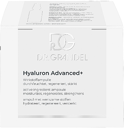 Moisturizing Face Ampoules+ - Dr. Grandel Hyaluron Advanced+ Ampulle — photo N3