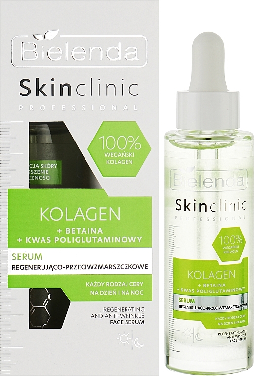 Regenerating Anti-Wrinkle Serum - Bielenda Skin Clinic Professional Collagen — photo N2