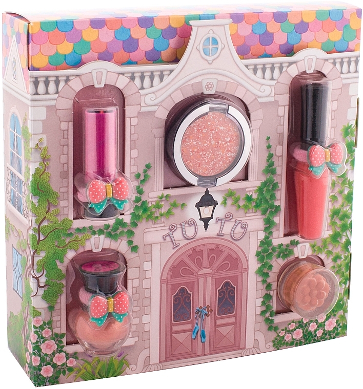 Magic House Cosmetics Set, 5 products - Tutu Cottage Set Peach Ballerina — photo N1