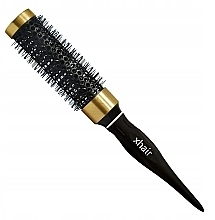 Thermal Gold Hair Styling Brush, round, d30 mm - Xhair — photo N1