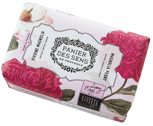 Soap - Panier Des Sens Extra Gentle Natural Soap with Shea Butter Magnolia Peony — photo N5