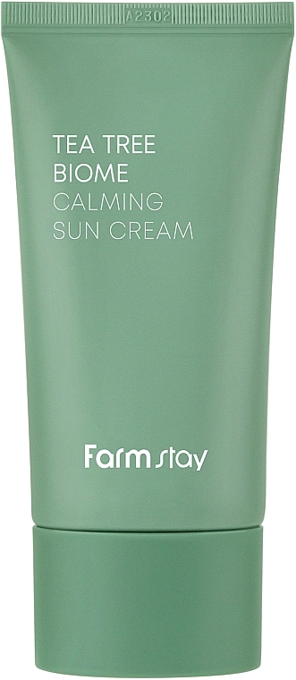 GIFT! Soothing Sunscreen - Farmstay Tea Tree Biome Calming Sun Cream — photo N1