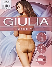 Fragrances, Perfumes, Cosmetics Tights "Bikini" 20 den, caramel - Giulia