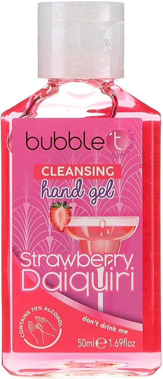 Antibacterial Hand Gel "Strawberry Daiquiri" - Bubble T Cleansing Hand Gel Strawberry Daiquiri — photo N1