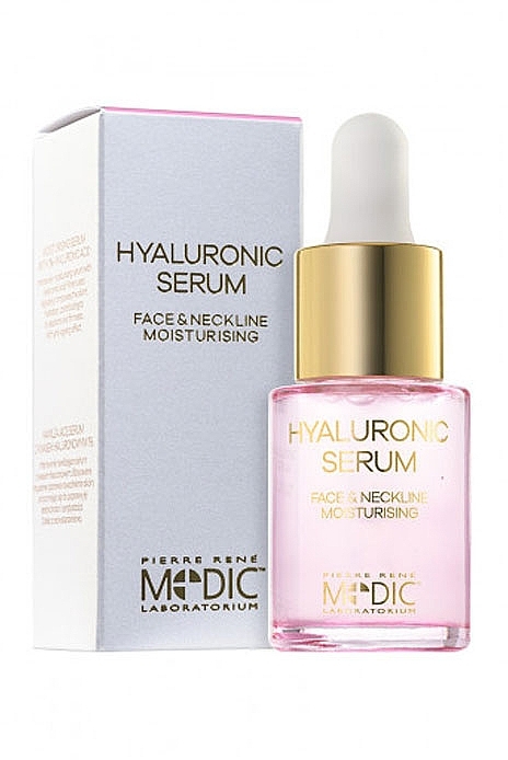 Hyaluronic Acid Face Serum - Pierre Rene Medic Laboratory Hyaluronic Serum Face & Neckline Moisturising — photo N1