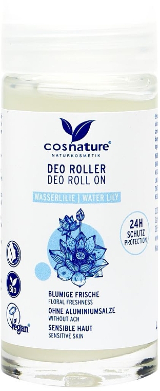 Roll-On Deodorant "Water Lily" - Cosnature Deo Roll On Water Lily — photo N1