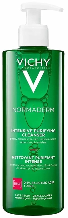 Face Cleansing Gel - Vichy Normaderm Phytosolution Intensive Purifying Cleansing Gel — photo N6