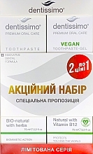 Fragrances, Perfumes, Cosmetics Toothpaste Set - Dentissimo 1+1 Bio Herbs+Vegan (toothpast/2x75ml)