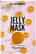 Fragrances, Perfumes, Cosmetics Gel Face Mask with Grapefruit, Orange & Lime Hydrolate - Mr.Scrubber Jelly Mask