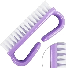 Hand & Nail Brush, purple - Tufi Profi Premium — photo N1