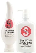 Fragrances, Perfumes, Cosmetics Set - Tigi S Factor Smooth & Straight (serum/250ml + lot/200ml)