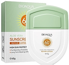 Fragrances, Perfumes, Cosmetics Aloe Vera Sunscreen Lotion - Bioaqua Aloe Vera Sunscreen Repair Lotion SPF60+