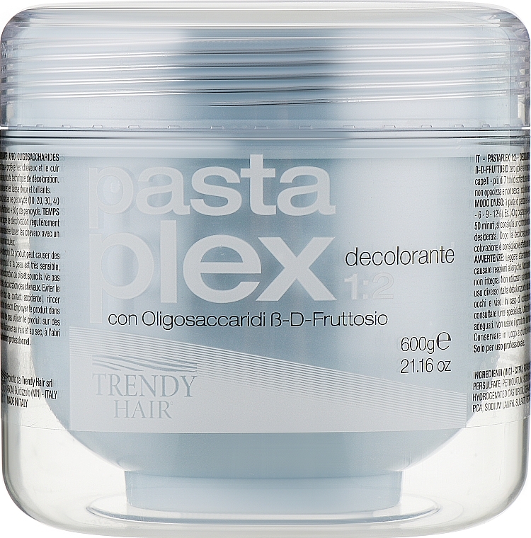 Hair Bleaching Paste with Oligosaccharides & Fructose - Trendy Hair Pastaplex — photo N4