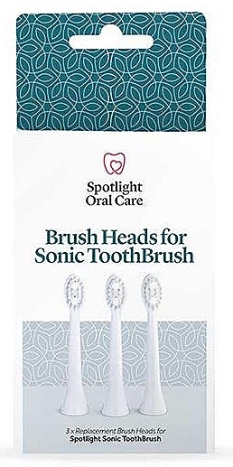 Replaceable Sonic Toothbrush Head, white - Spotlight Oral Care Sonic Head Replacements In White — photo N1