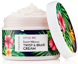 Fragrances, Perfumes, Cosmetics Hair Cream - Flora & Curl Style Me Sweet Hibiscus Twist & Braid Cream