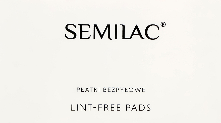 Lint-Free Nail Pads - Semilac Lint Free Cleaning Nail Pads — photo N9