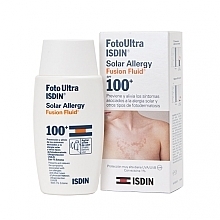 Fragrances, Perfumes, Cosmetics Anti Solar Allergy Fluid SPF100 - Isdin Foto Ultra Solar Allergy Fusion Fluid SPF 100