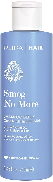 Shampoo for Oily Hair & Scalp - Pupa Smog No More Detox Shampoo — photo N1