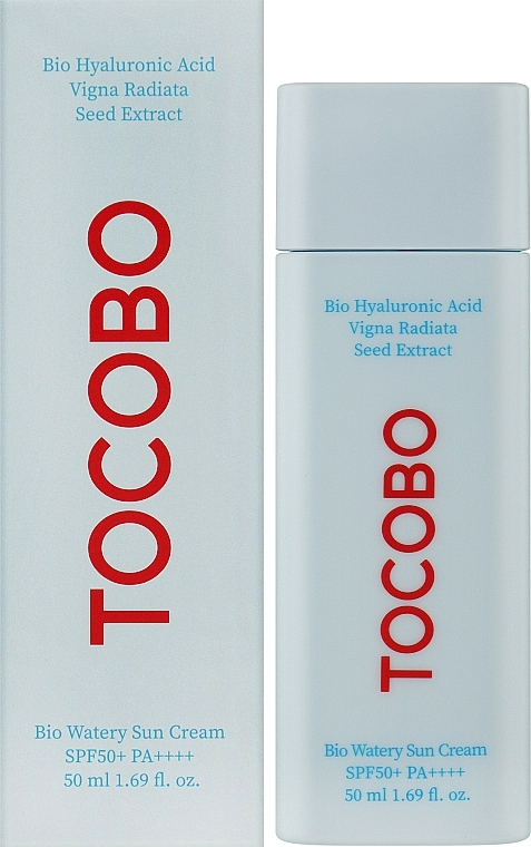 Moisturizing Sunscreen - Tocobo Bio Watery Sun Cream SPF50+ PA++++ — photo N2