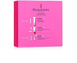 Set - Elizabeth Arden Eight Hour Nourishing Skin Essentials (b/cr/50ml + h/cr/30ml + lip/balm/3,7g) — photo N2