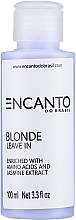 Blonde Hair Treatment - Encanto Do Brasil Blonde Leave In — photo N1