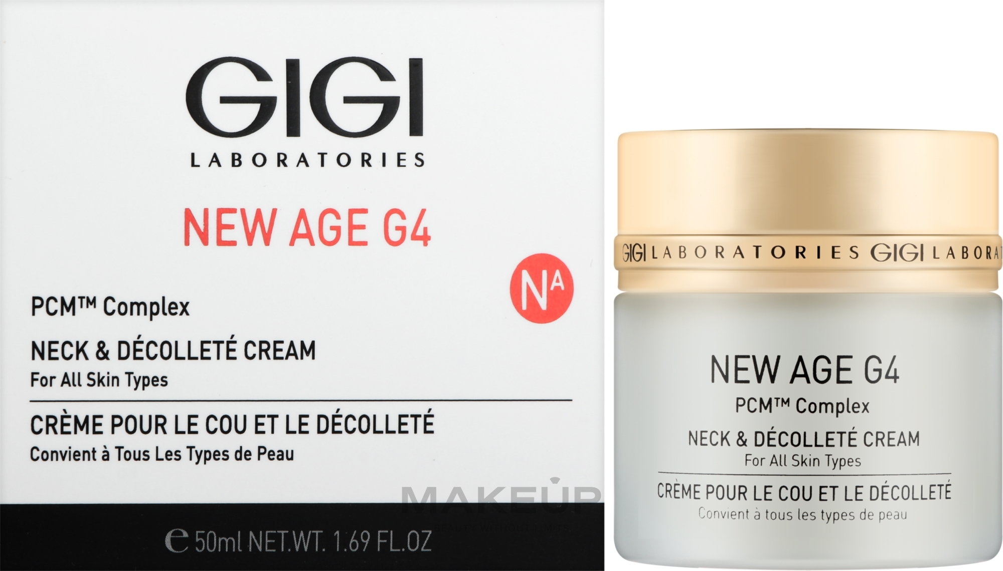 Firming Neck & Décolleté Cream - Gigi New Age G4 Neck & Decollete Cream — photo 50 ml