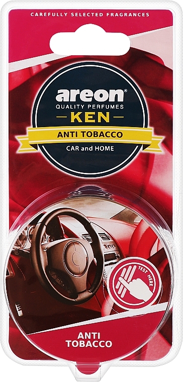 Anti-Tobacco Air Freshener - Areon Gel Ken Blister Anti Tobacco — photo N1