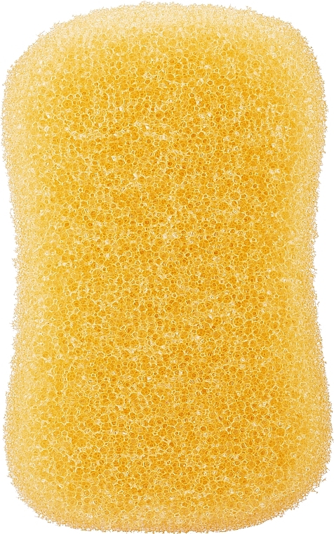 Anti-Stress Massage Body Sponge, yellow - Sanel Kosc — photo N1