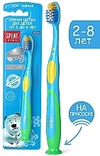 Fragrances, Perfumes, Cosmetics Kids Toothbrush with Silver Ions, 2-8 years, blue - Splat Junior