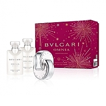 Bvlgari Omnia Crystalline - Set (edt/40ml + b/lot/2x40ml) — photo N1