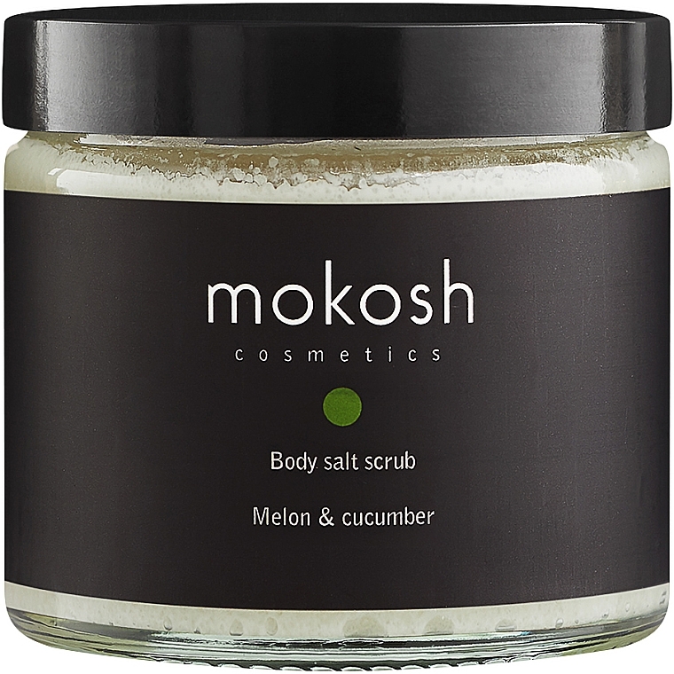 Body Scrub "Melon & Cucumber" - Mokosh Cosmetics Body Salt Scrub Melon & Cucumber — photo N1