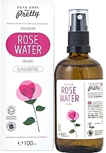 Organic Rose Water, glass - Zoya Goes Organic Bulgarian Rose Water — photo N1