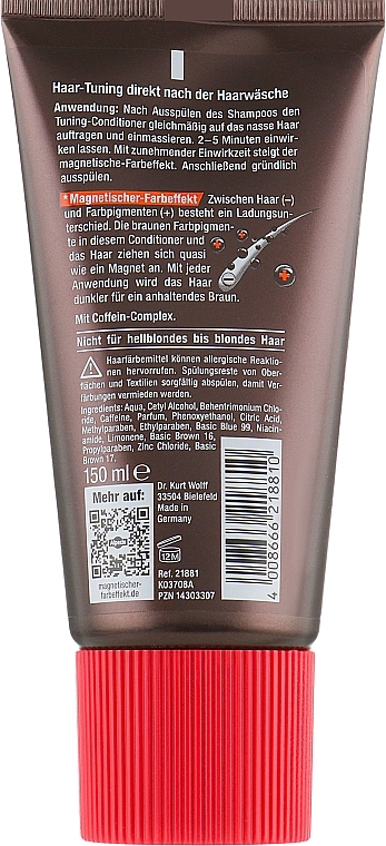 Grey Hair Toning Conditioner - Alpecin Tuning Coffein Conditioner Braun — photo N2